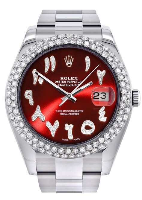 women's rolex arabic numerals|Rolex watch with arabic numbers.